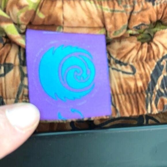 Tanami Pant Top Set Womens Size Medium M Vintage Rayon Patterned Brown Black - Picture 4 of 12